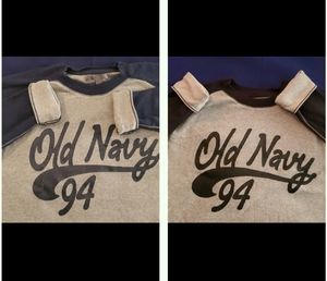 2 qty Old Navy Mens Waffle Knit Thermal Long Sleeve Shirt Large